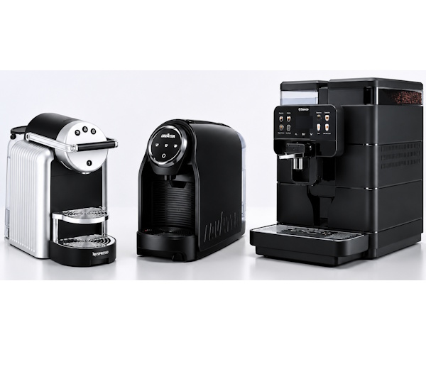 Machines à café Nespresso Lavazza Saeco